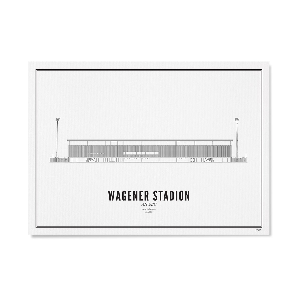 Poster von Wagener Stadion | WIJCK.